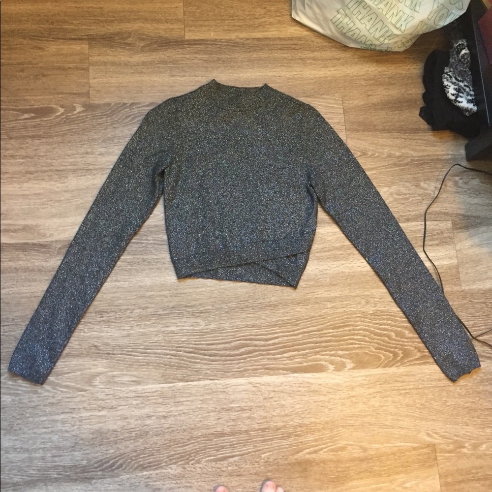 💋2 for $20!💋 Express Sparkly Crop Top